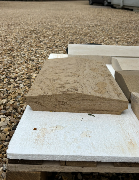 Twice Weathered Coping - Scotch Buff Sandstone